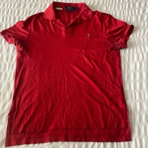 Red Gently Used Polo Ralph Lauren polo shirt